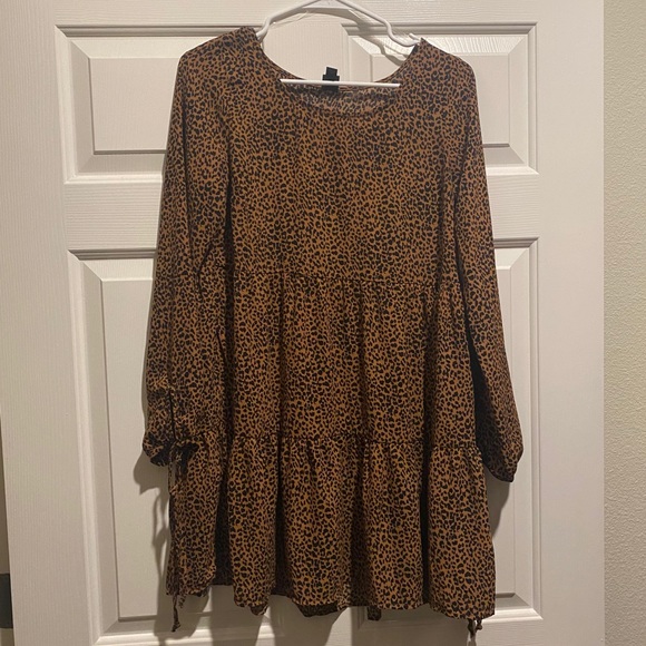 Fall Leopard Print Dress 🧡 - Picture 1 of 1